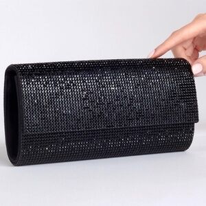 UNUSED/NEW Black Clutch - Judith Leiber Couture